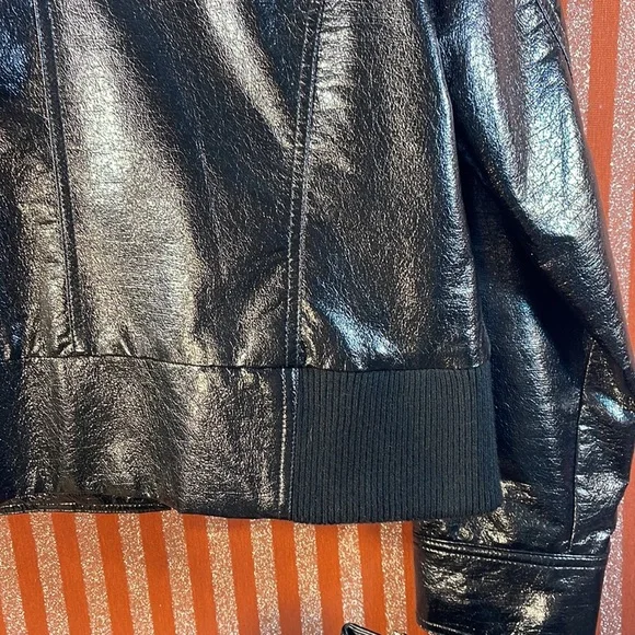 “Apt. 9” Black Faux Leather Jacket - Picture 11 of 12